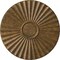 Ekena Millwork Shakuras Ceiling Medallion (For Canopies up to 5"), Hand-Painted Rubbed Bronze, 19 3/4"OD x 1 3/8"P CM20SHRZS - alternate 1